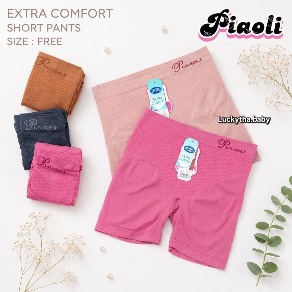 6pcs / 3pcs Piaoli 8168 women's street pants / Piaoli women's short leggings / women's short pants