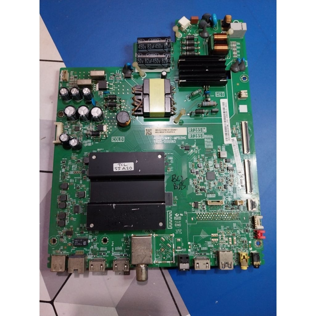 MB MAINBOARD TV TCL ANDROID 55A20