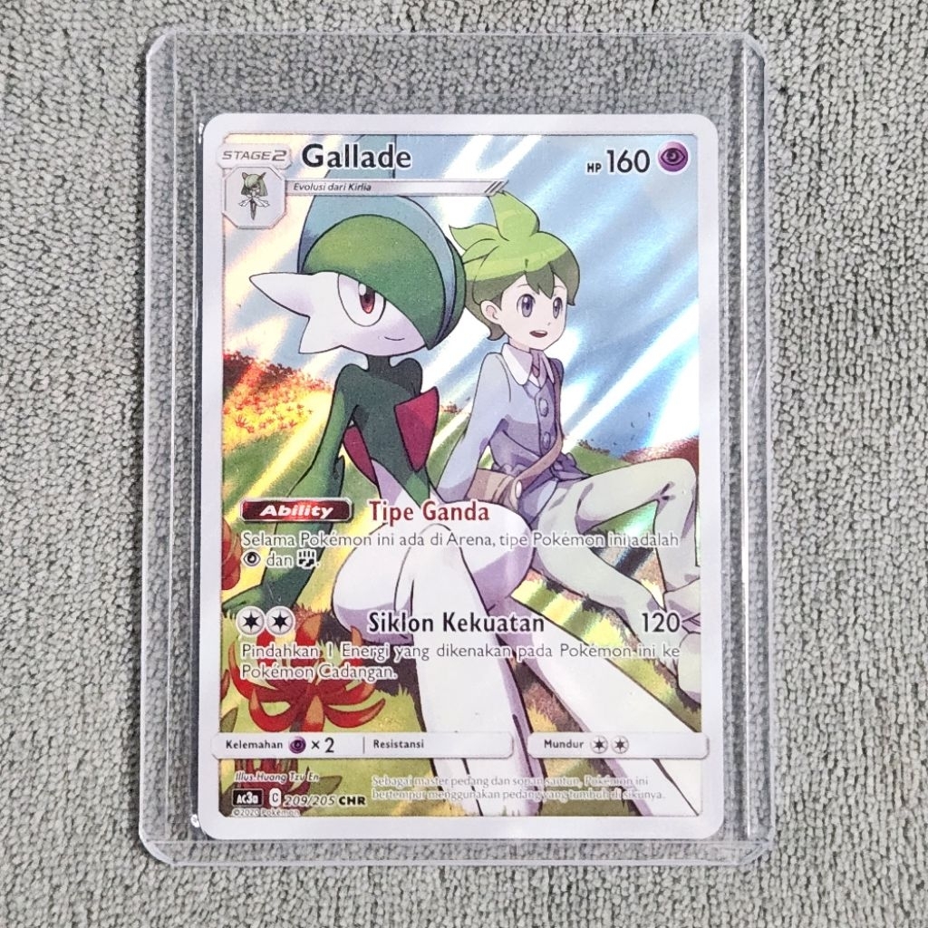 Gallade Pokemon Card ID [CHR] - Original ac3a TCG Kartu Indonesia / Indo