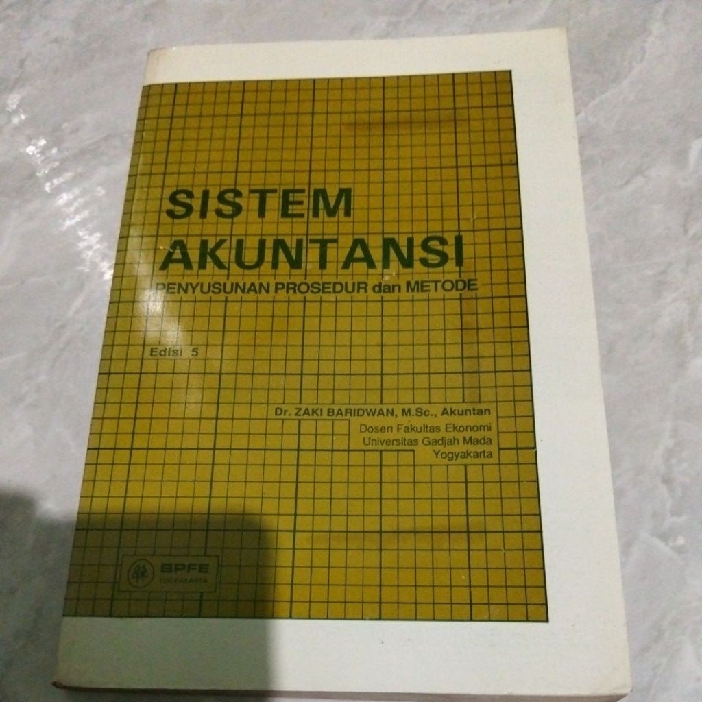 Zaki baridwan sistem akuntansi/penyusunan prosedur dan metode