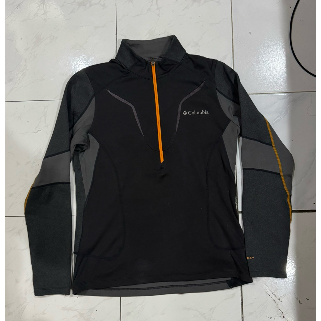 Baselayer Columbia Omni Heat Titanium Size S