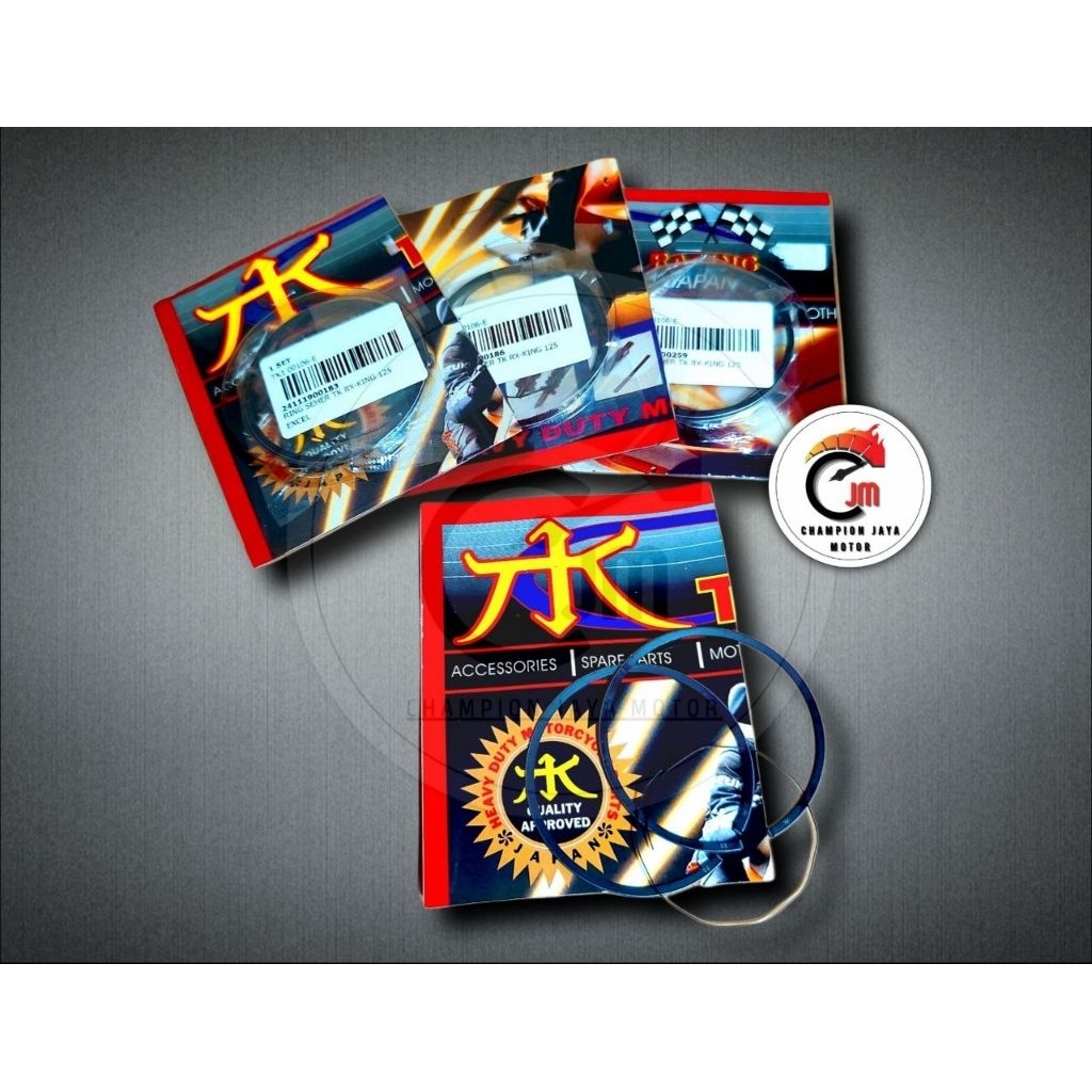 Ring Seher TK Racing RX King Ukuran Standar 025 050 075 100 125 150 175 200 Ring Piston RX King Orig