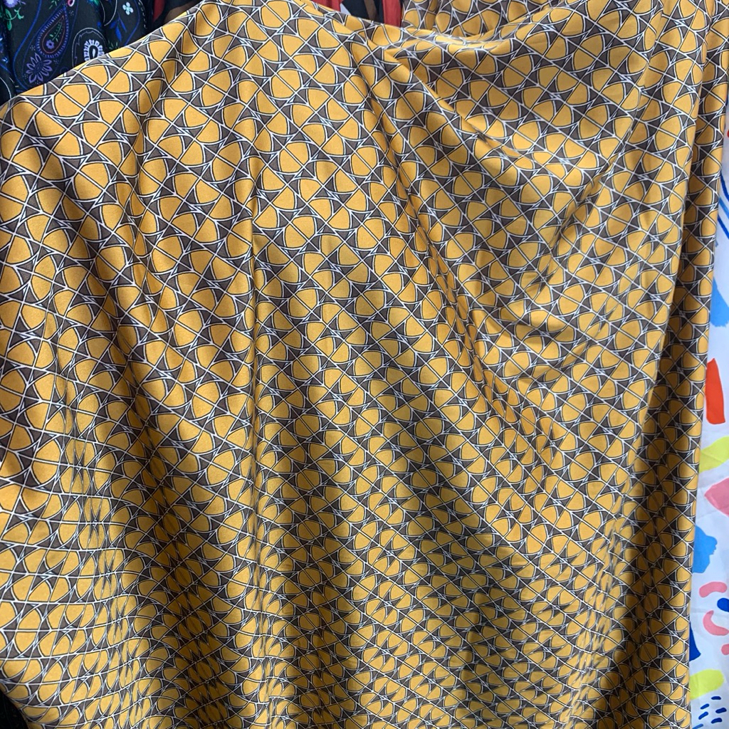 kain silk premium - kain silk garment - kain silk satin motif luxury