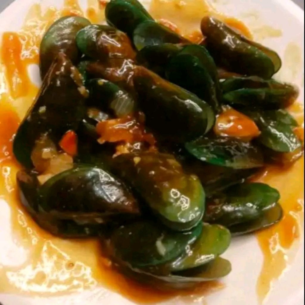 kerang hijau saus padang