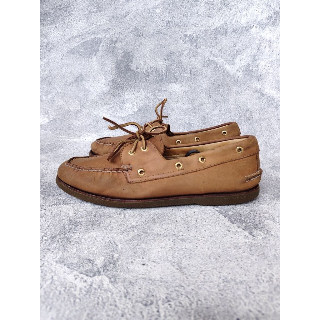 SEPATU LOAFER SPERRY TOP SIDER A/O GOLD CUP SAHARA SECOND ORIGINAL LIKE NEW