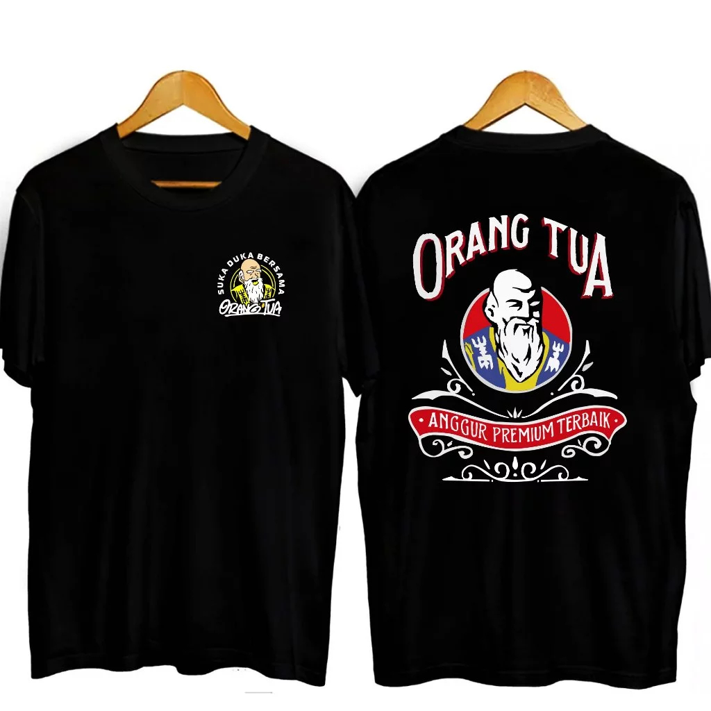 Kaos Kata Kata ANGGUR Premium OrangTua Big Size Jumbo