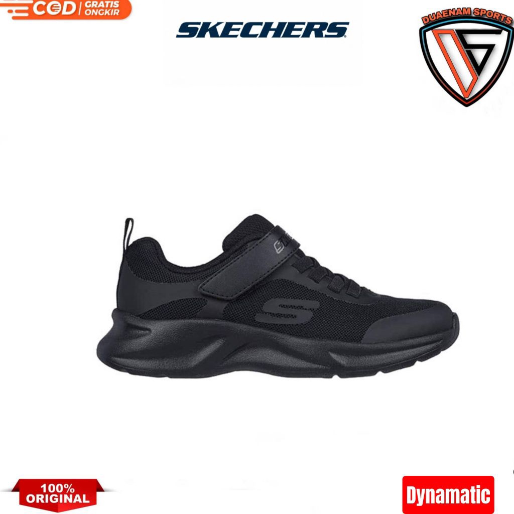 Skechers DYNAMATIC Boy's Lifestyle Shoes (Grade School/Teen) - Black