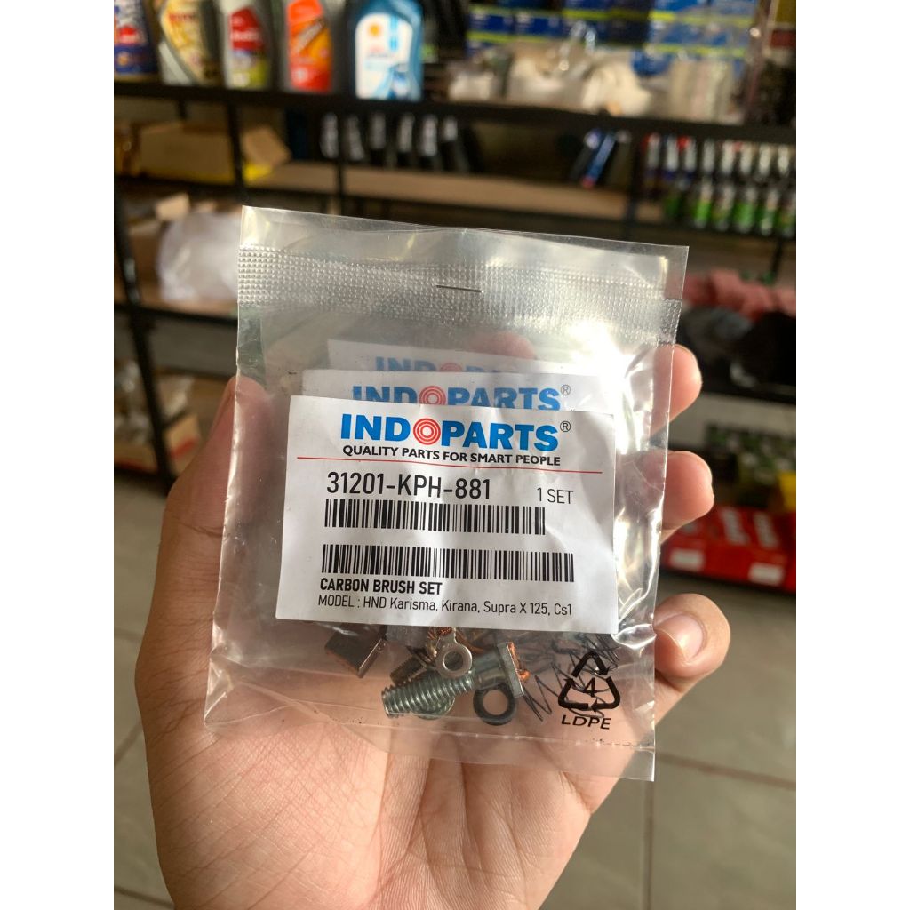 Cool Booster Dinamo Starter Honda KPH  Supra X 125 Karisma Verza Original Indoparts Arang Starter St