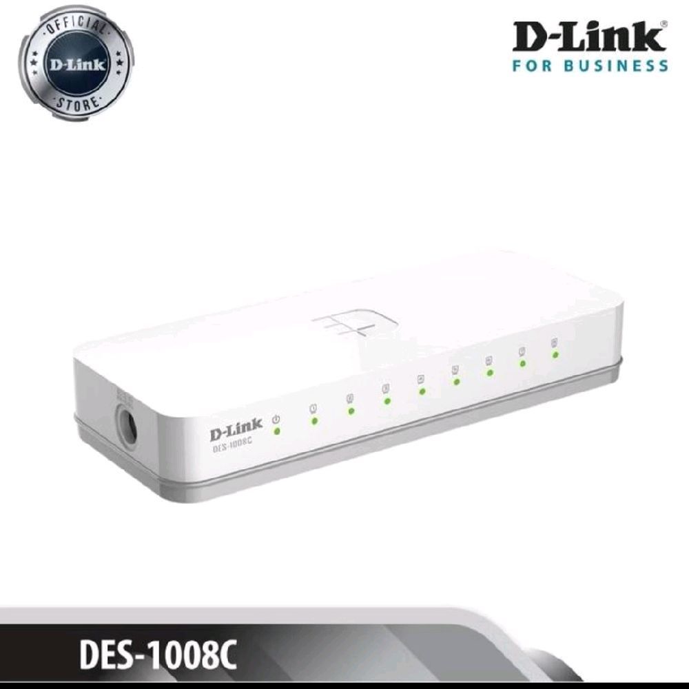 D-LINK Switch HUB 8Port 10/100Mbps / Switch HUB 8-Port 10/100Mbps D-LINK DES-1008C