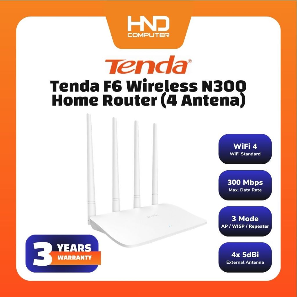 Wireless Router Tenda F6