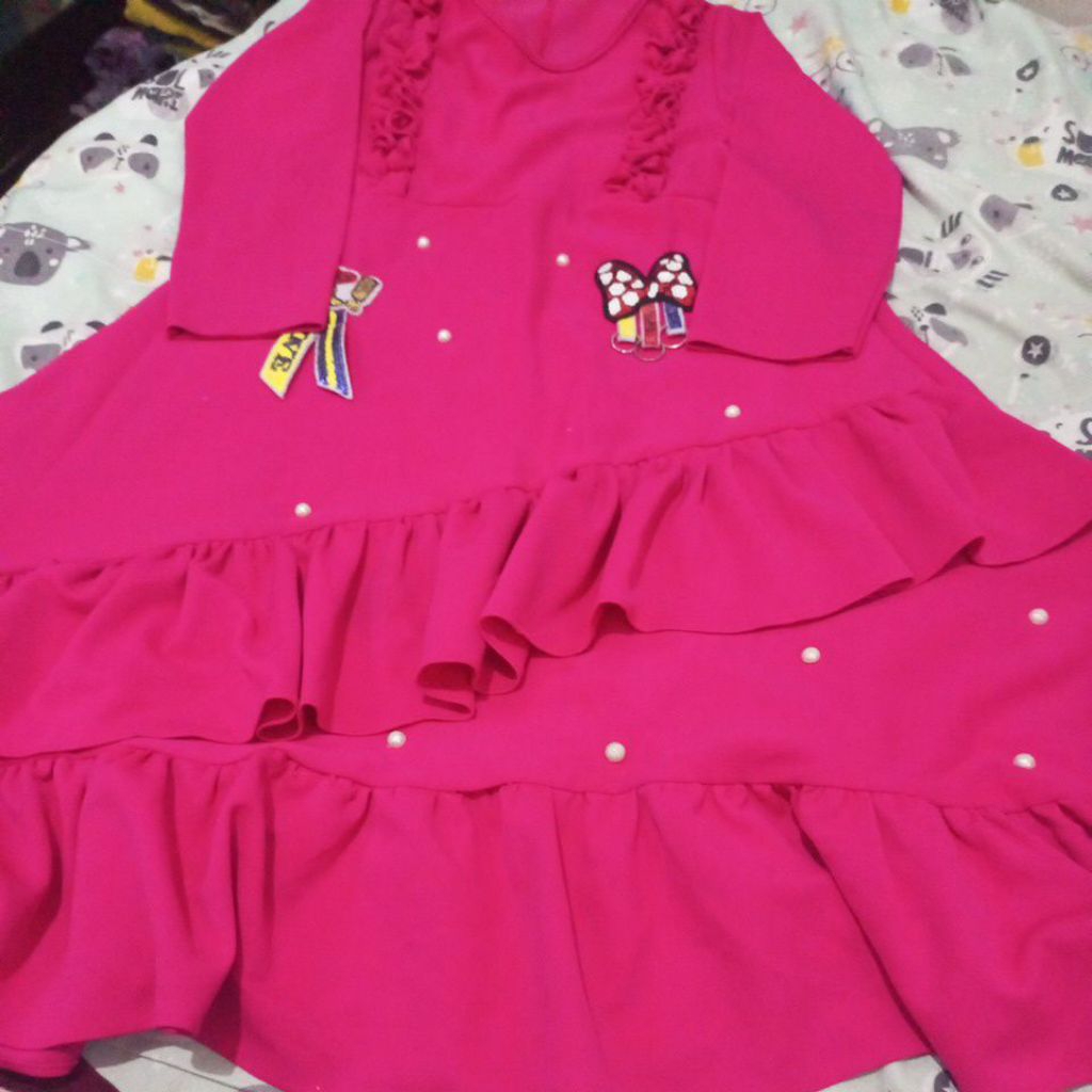 pl gamis umpak remaja ld 80 pj 90
