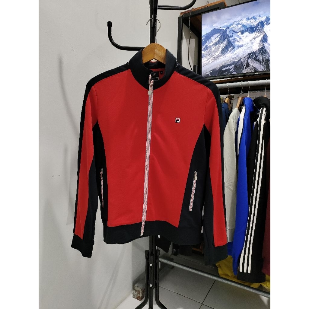 Jacket Tracktop Fila Heritage F Box Merah Original