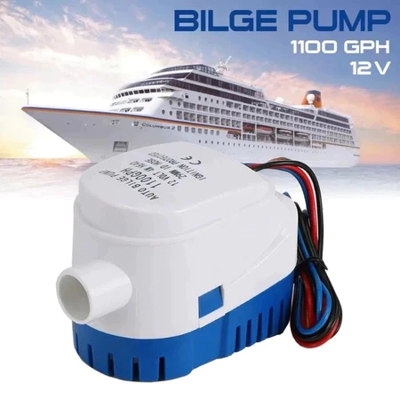 Stok Tersedia - Pompa Celup Bilge 12V Pompa Kuras Kapal DC 24 Volt Pompa Kuras Air Otomatis
