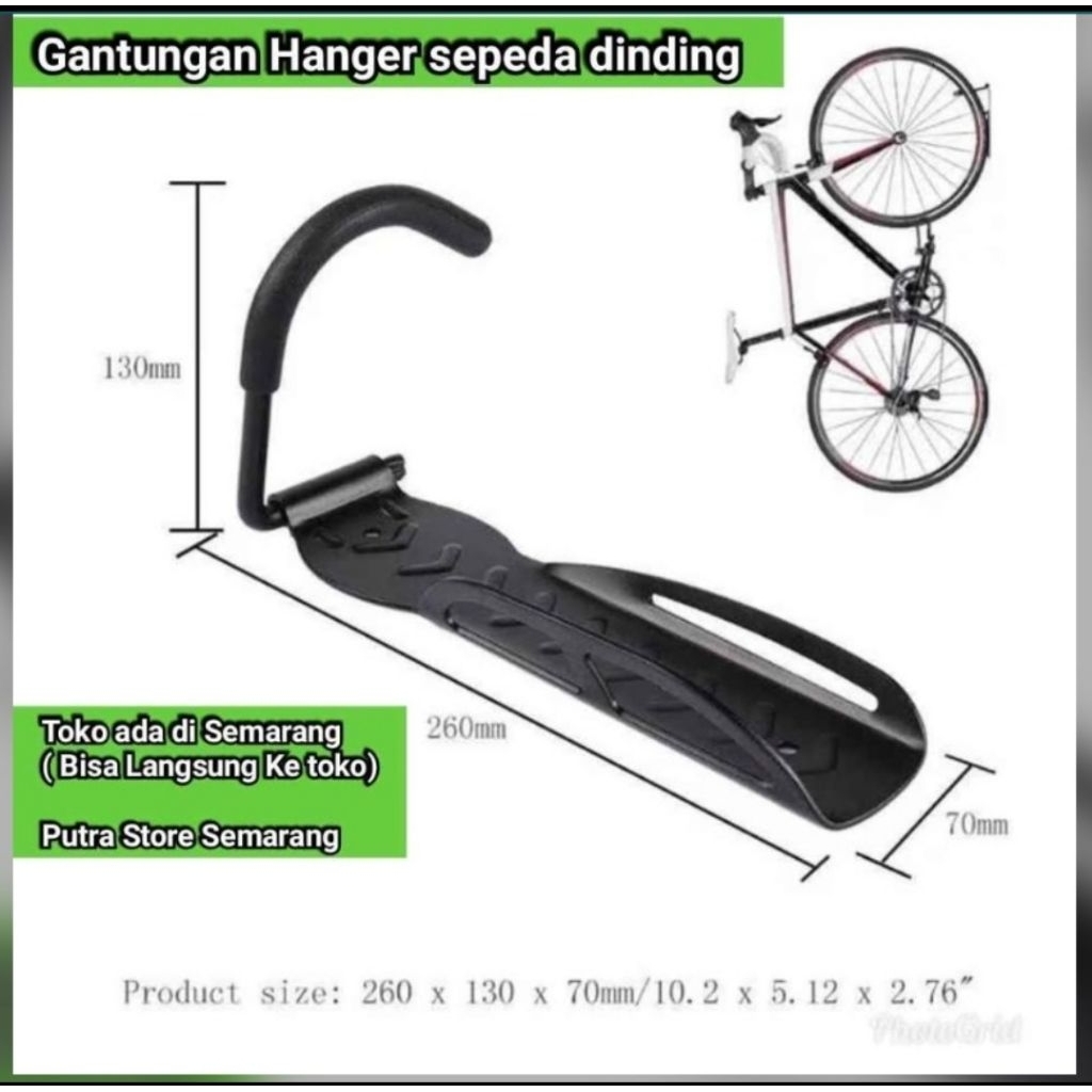 Gantungan Sepeda Dinding Hanger sepeda Wall Hook sepeda cantolan penyimpan sepeda agar rapih