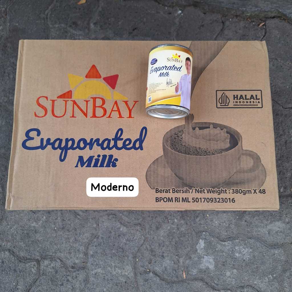 [KARTON] Sunbay Susu Evaporasi 380gr - Evaporated Milk Sunbay 380gr