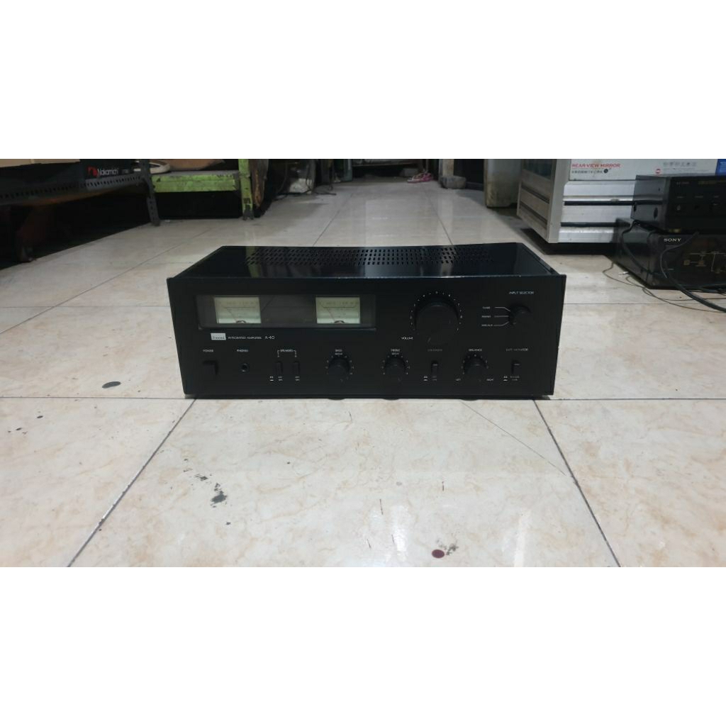 power amplifier sansui a-40 stereo intergrated made in japan second bekas normal siap pakai sudah di