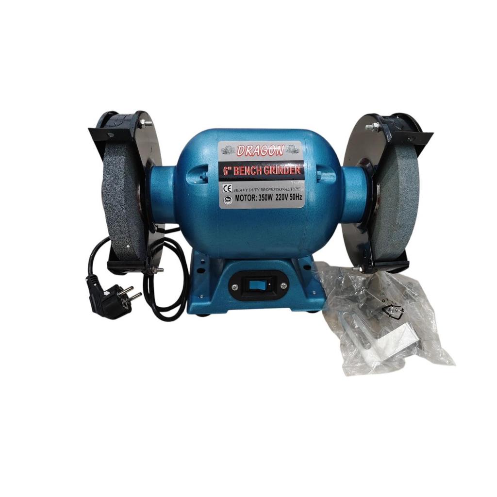 Mesin Gerinda Duduk Dragon 6" - Bench Grinder
