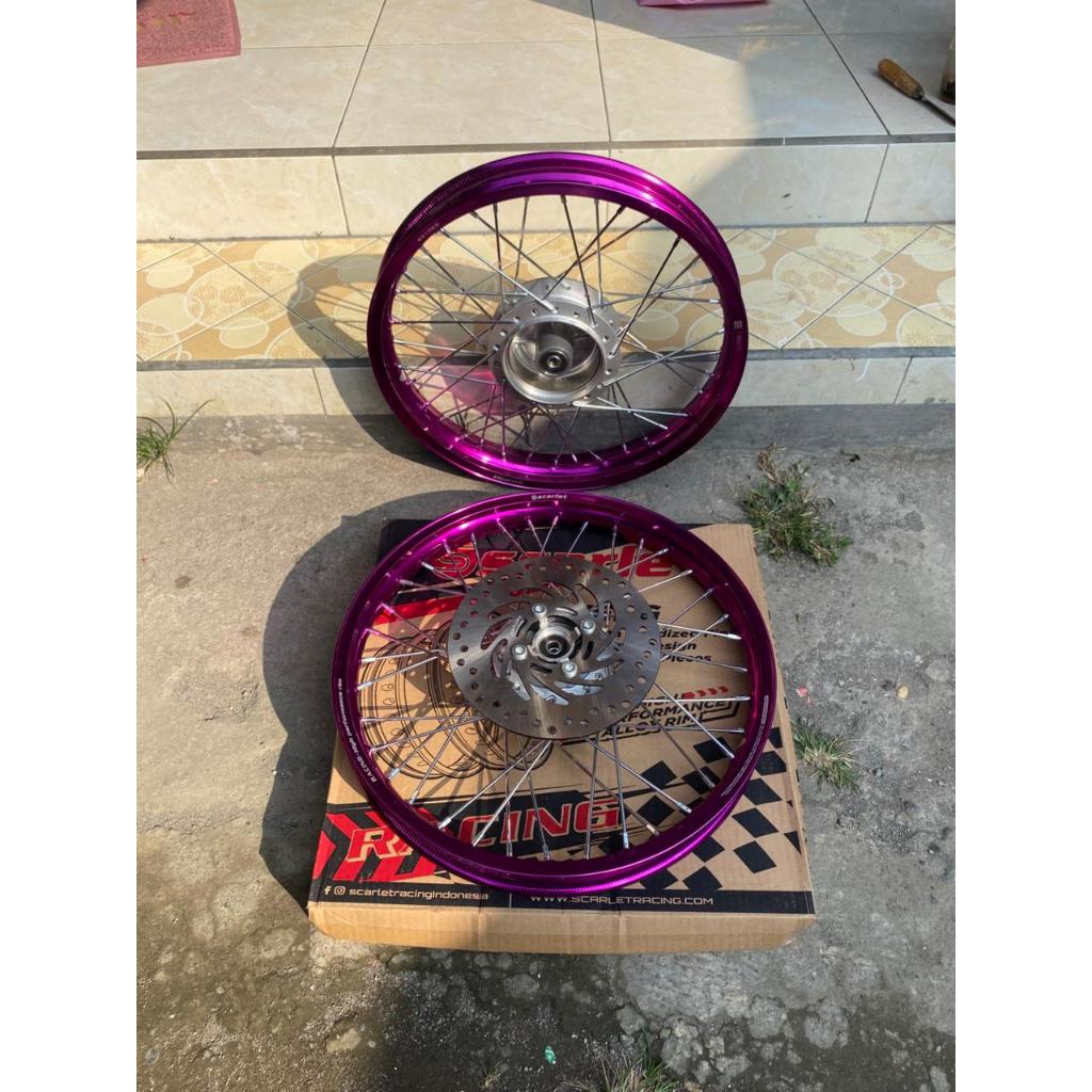 Paket Roda RBT Set Hond4 Absolute revo / Blade / Revo Absolute Ukur 160/185-17 Tanpa Ban + Piringan
