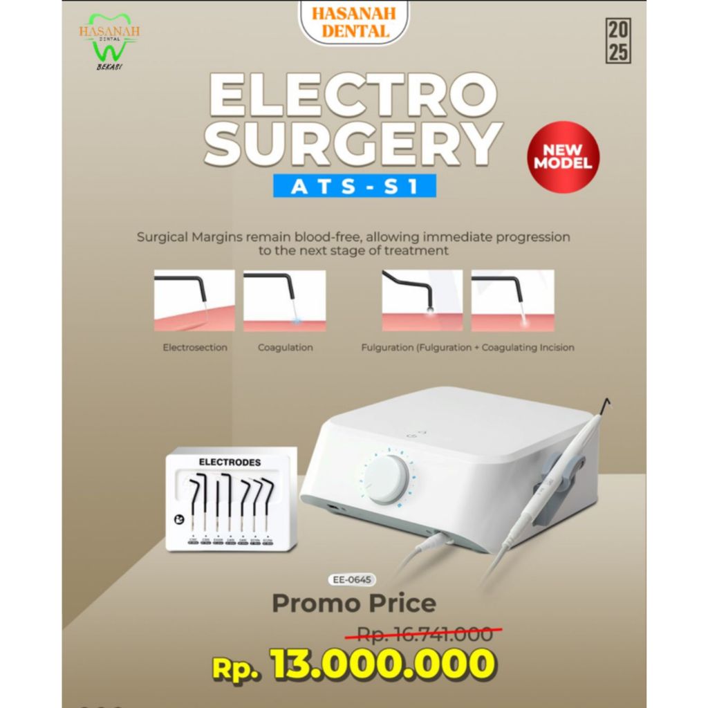Electro Surgery ATS-S1 / Cauter Dental/Electro Cauter/Electrocauter/Electrosurgery/Alat Bedah Elektr