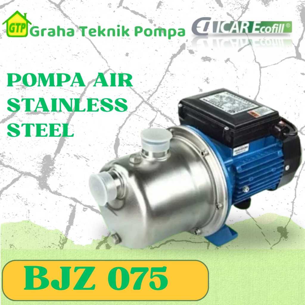 Icar Ecofill BJz 075 pompa air stainless steel