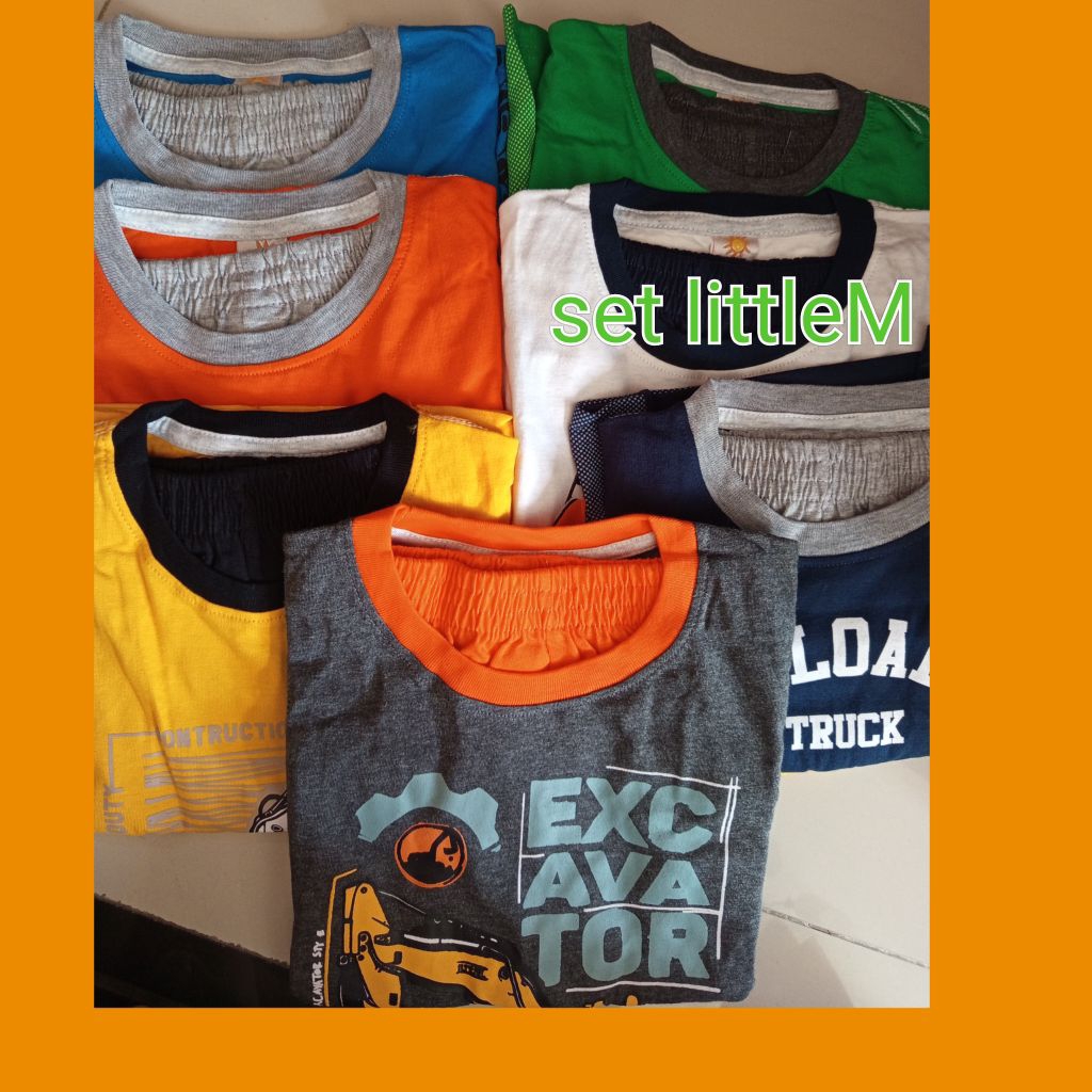 set/setelan Little M anak boy