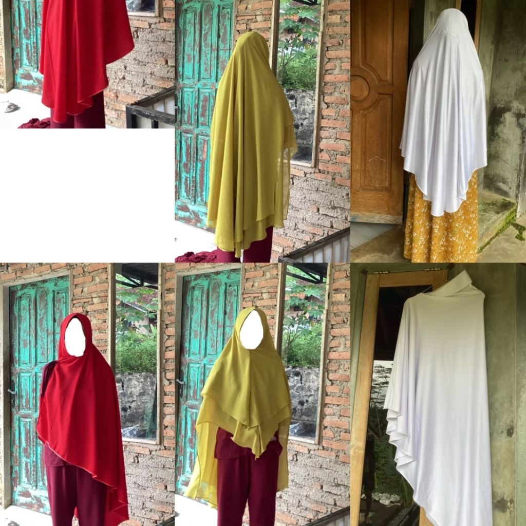 preloved khimar ceruty syari