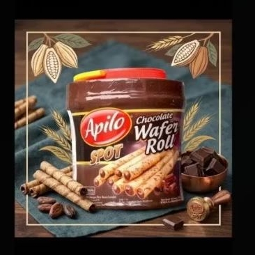 Wafer Roll Apilo 500 gr Chocolate Toples