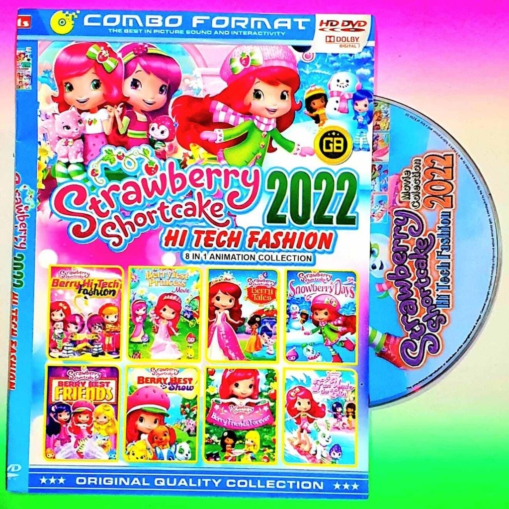 KASET DVD FILMM ANAK ANAK KARTUNN STRAWBERRY SHORTCAKE TERBARU