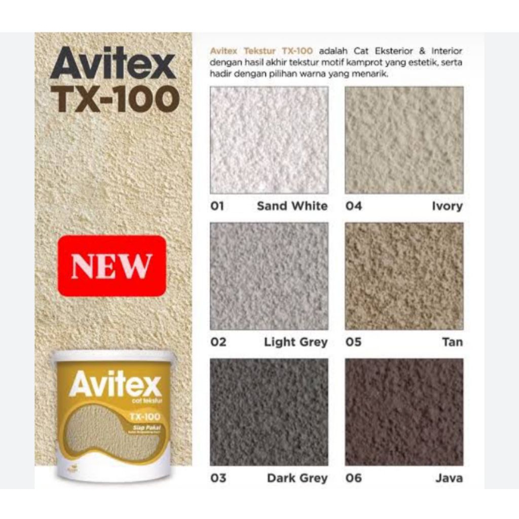 Cat Tembok Avitex Texture TX-100