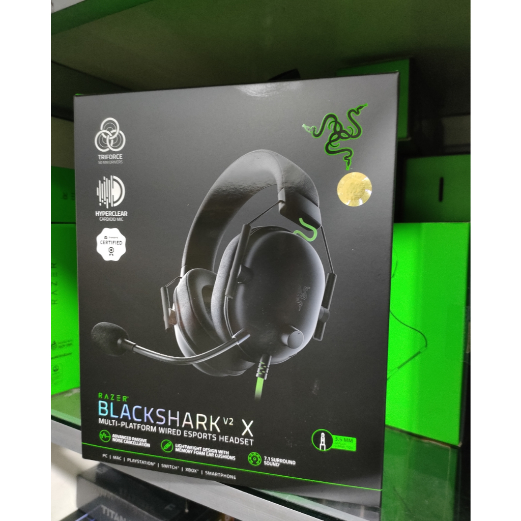 RAZER BLACKSHARK V2 X BLACK