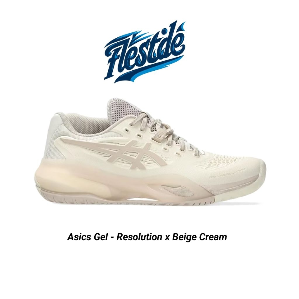 Asics Gel - Resolution X Cream Beige Tenis Womens Shoes