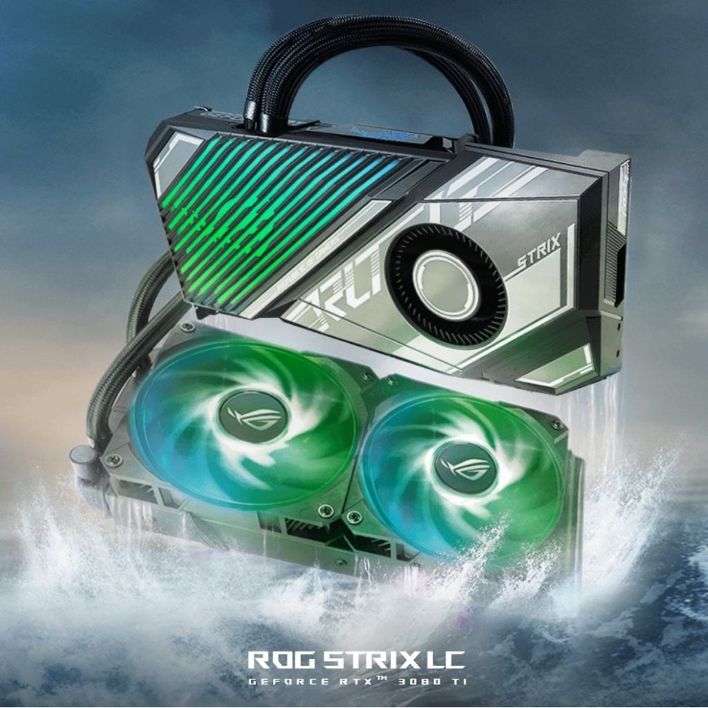 RTX 3080ti ROG STRIX LC watercooling