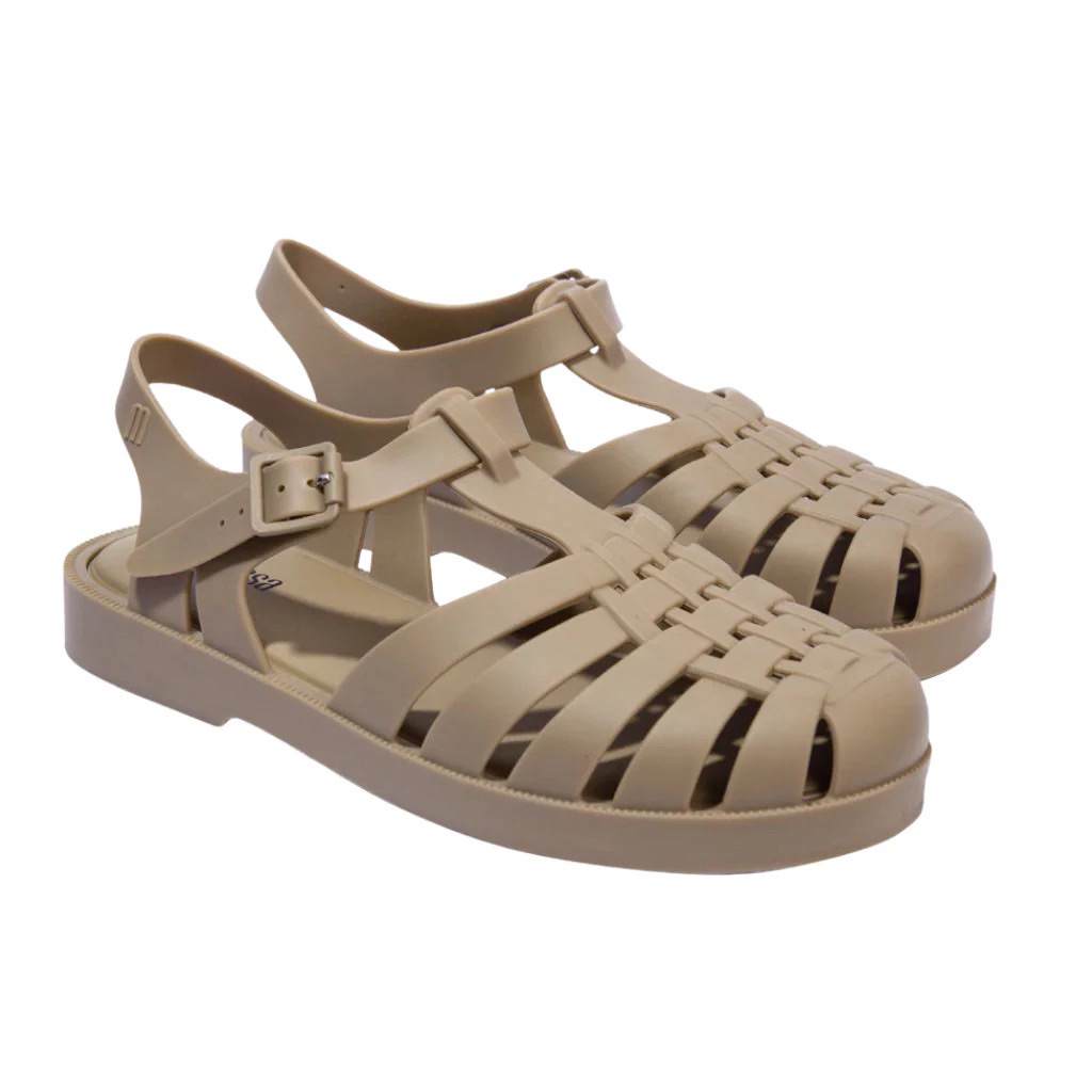 MELISSA DEFECT SALE SIZE 36 - Possession Ad Beige & Pink - Harper Glitter Silver