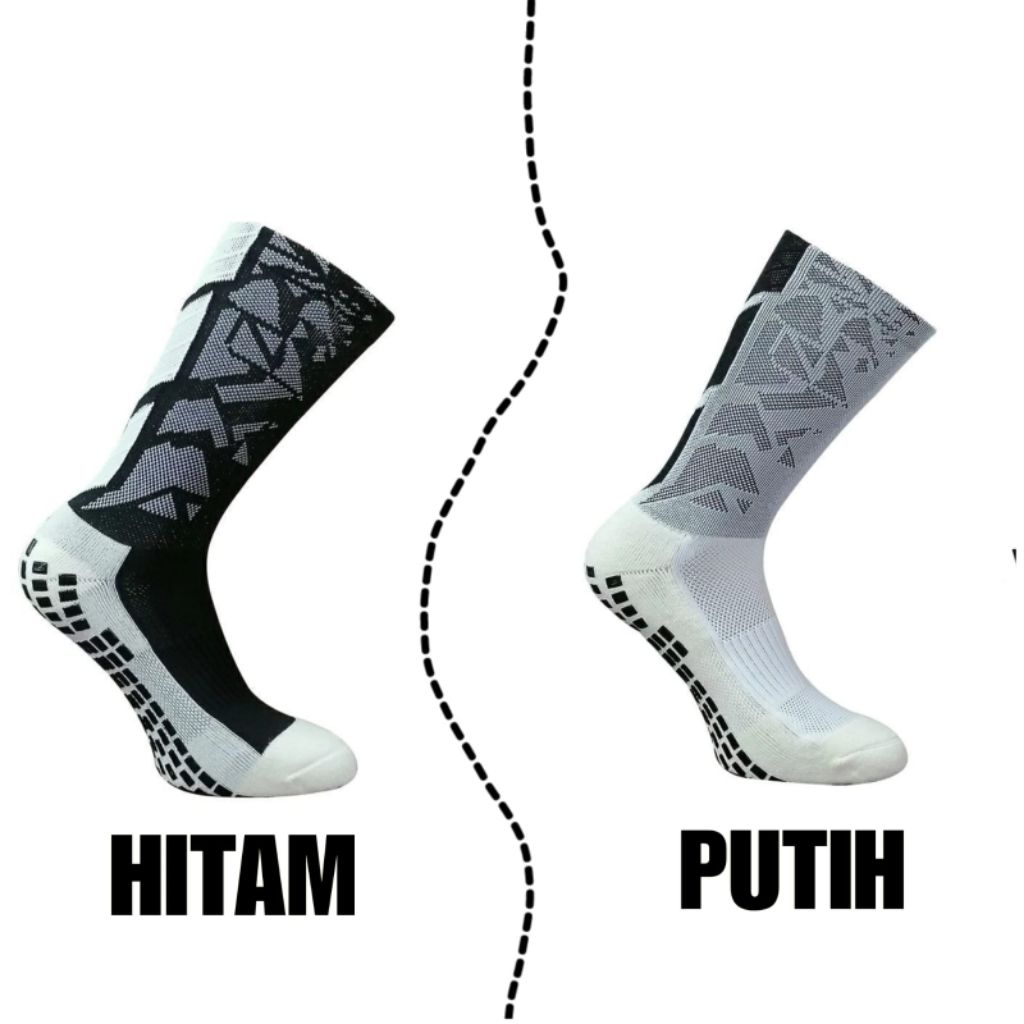 Kaos Kaki Anti Slip Fox Motif Corak Rame Kaos Kaki Sepak Bola Futsal Badminton Anti Licin