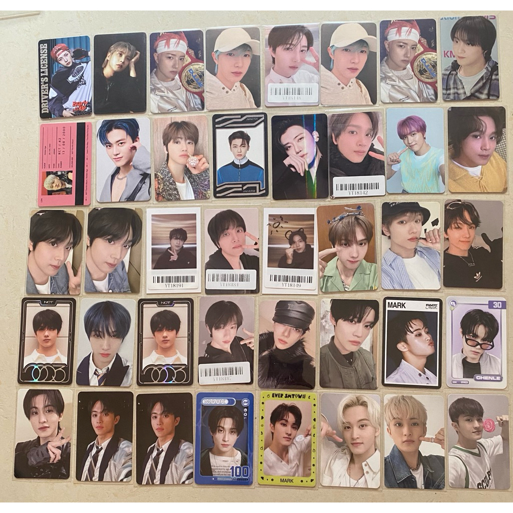 NCT OFFICIAL PHOTOCARD PC NCT127 127 DREAM HAECHAN RENJUN JISUNG JAEMIN CHENLE JENO MARK ISTJ FACT C
