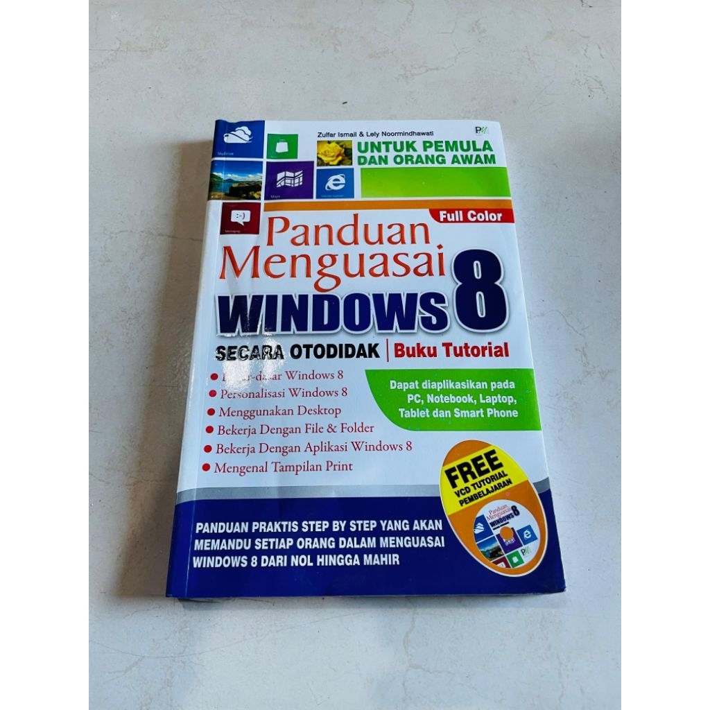 ( PROMO BUKU MURAH ORIGINAL ) BUKU KOMPUTER / TEKNOLOGI / PANDUAN MENGUASAI WINDOWS 8 - ZULFAR ISMAI