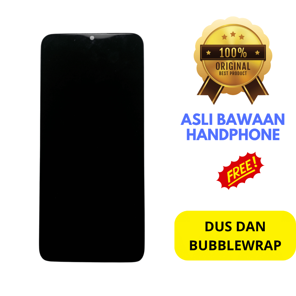lcd ORI realme c21y normal ori copotan plus frame - c21y - c25y - ori bawaan hp bergaransi