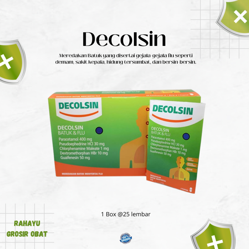 Decolsin Box isi 25 Strip
