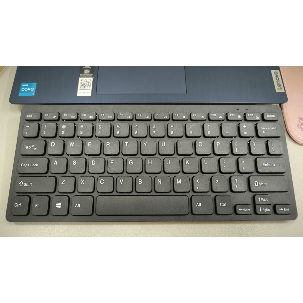 Keyboard wireless bekas second hitam