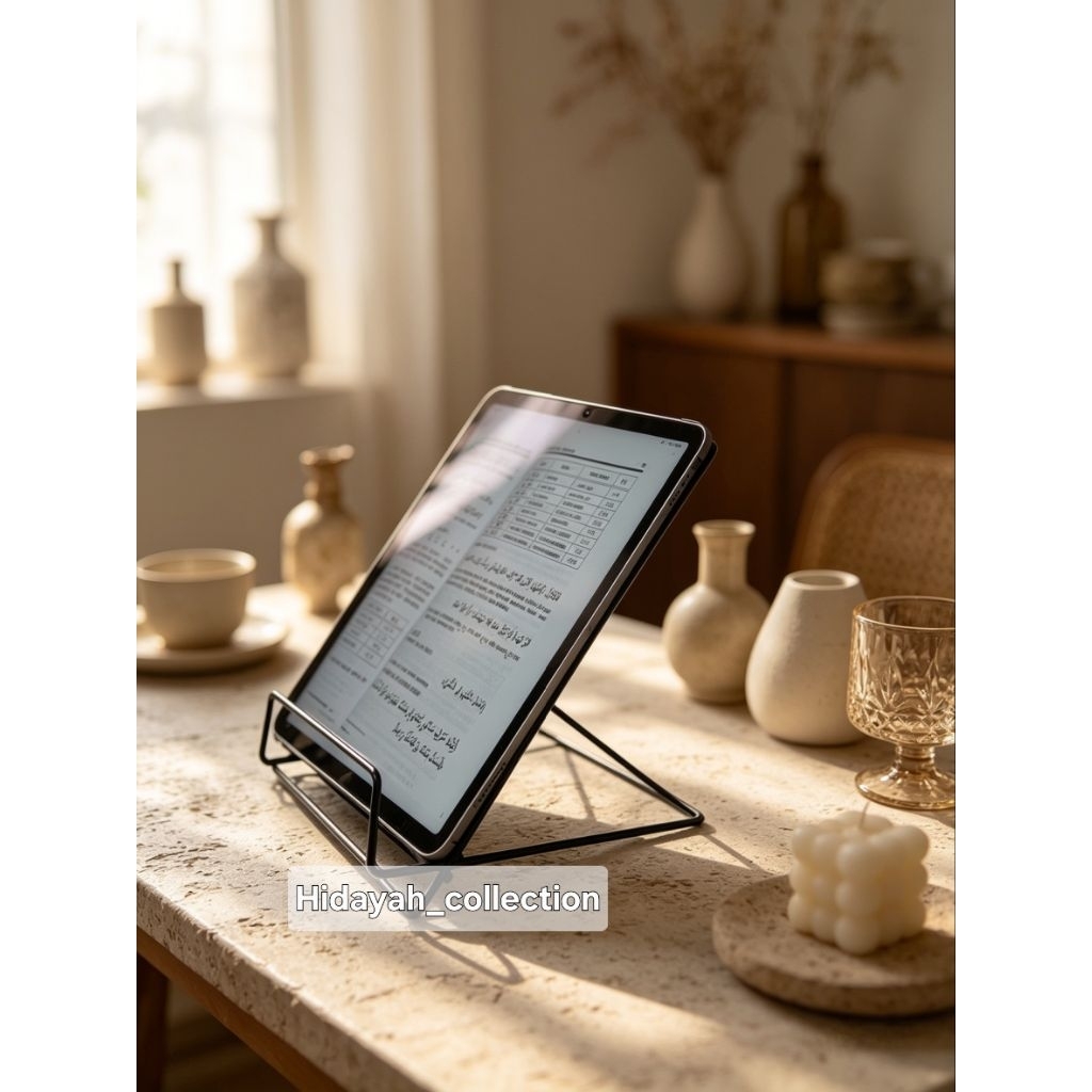 Penyangga buku berdiri / Tablet stand holder