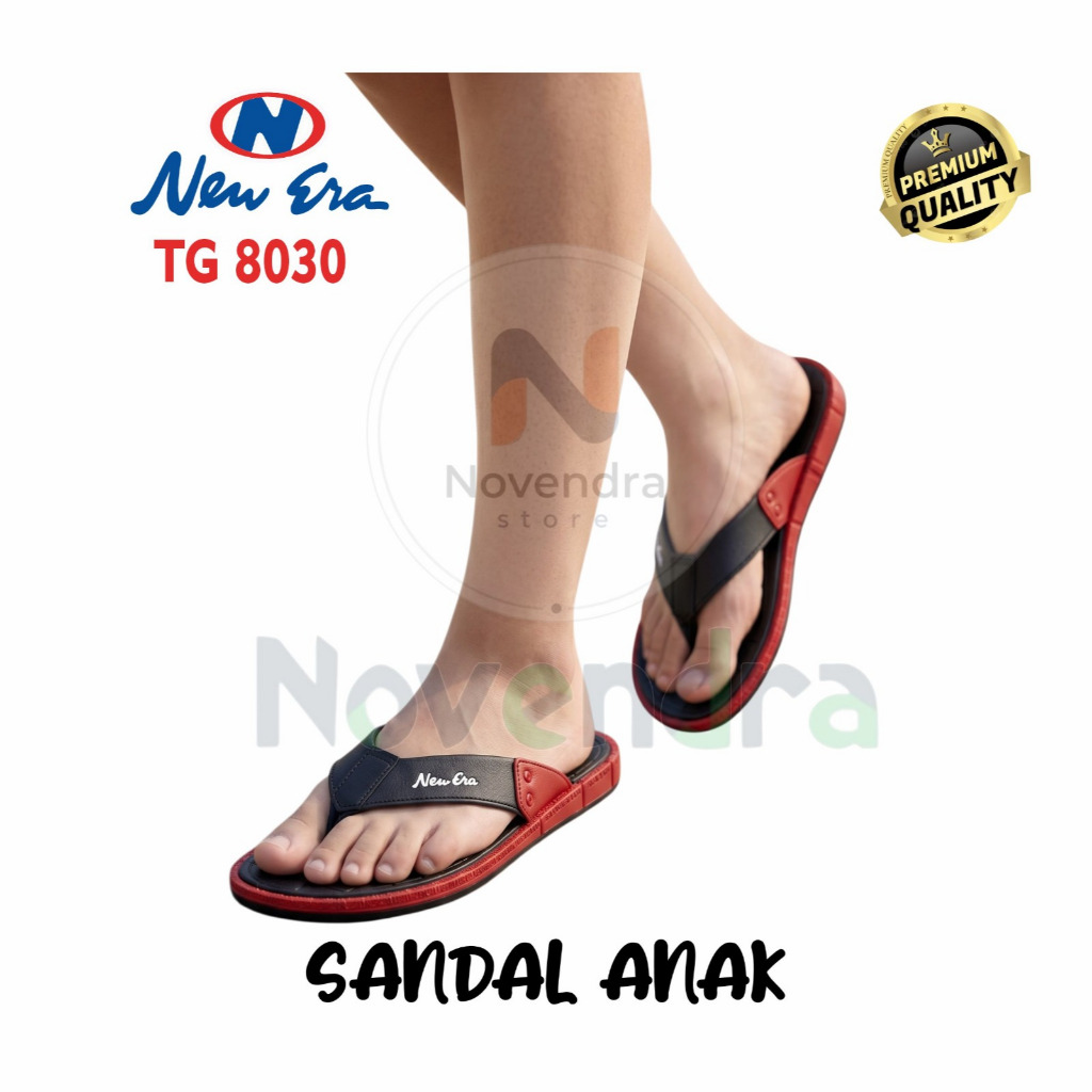 NEW ERA ORIGINAL TG 8030 SANDAL JEPIT SPORT KARET ANAK RINGAN ANTI SELIP