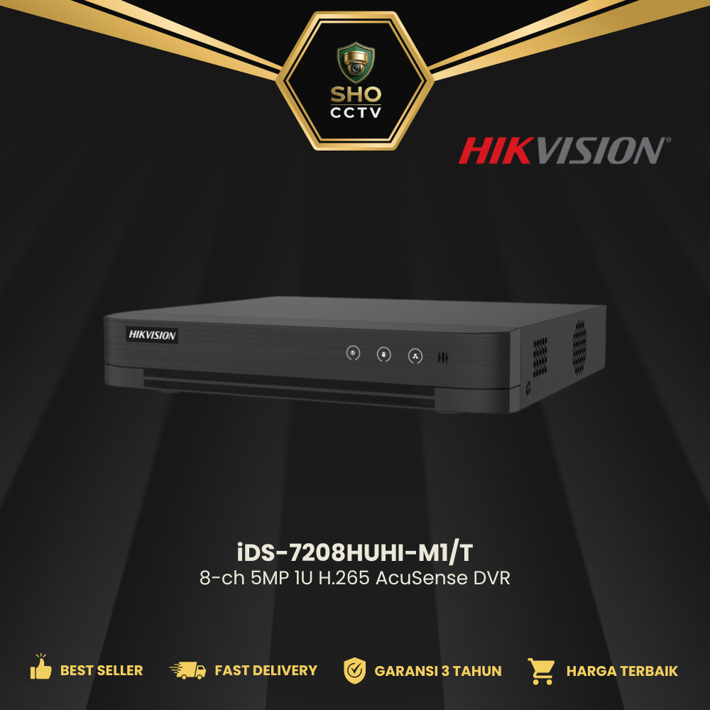 DVR HIKVISION 8 CHANNEL iDS-7208HUHI-M1/T DVR 8CH 5MP 8MP