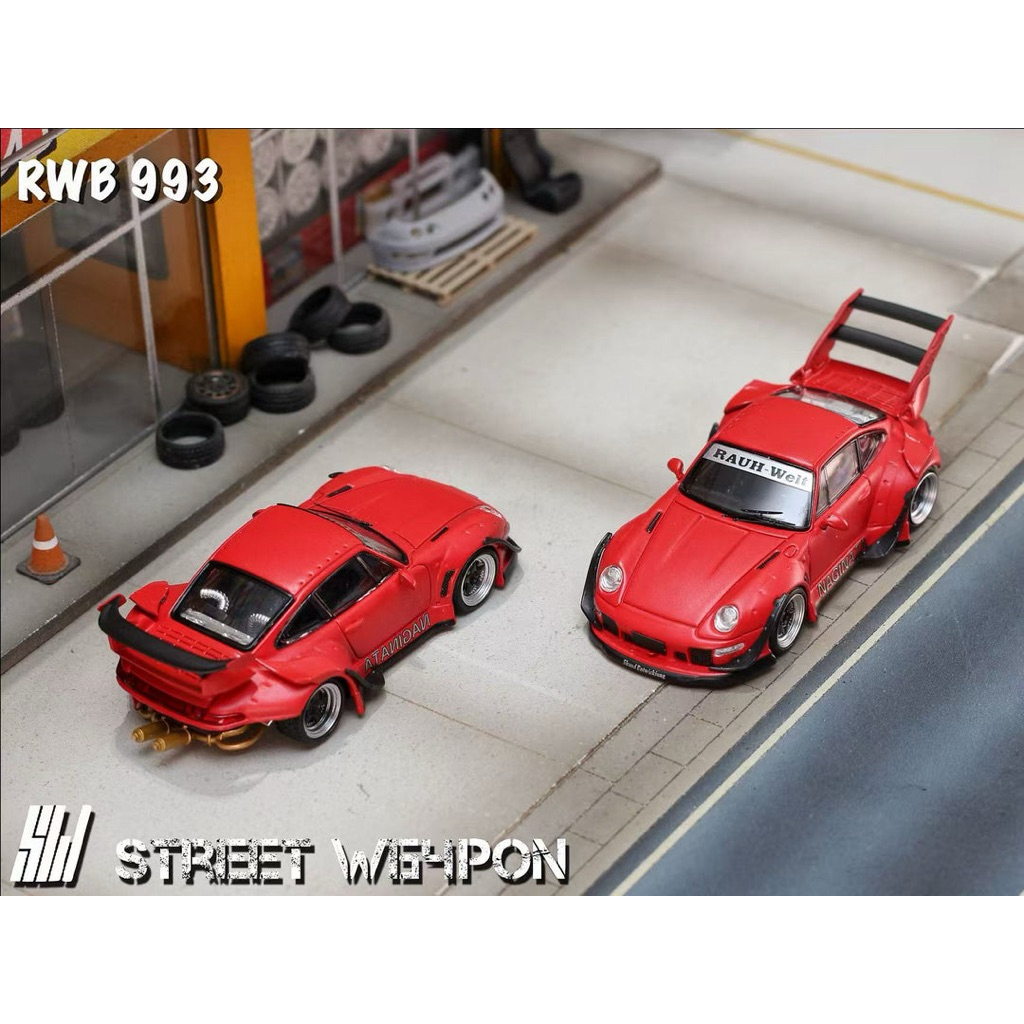 STREET WEAPON PORSCHE RWB 993 NAGINATA LIVERY HIGH TAIL