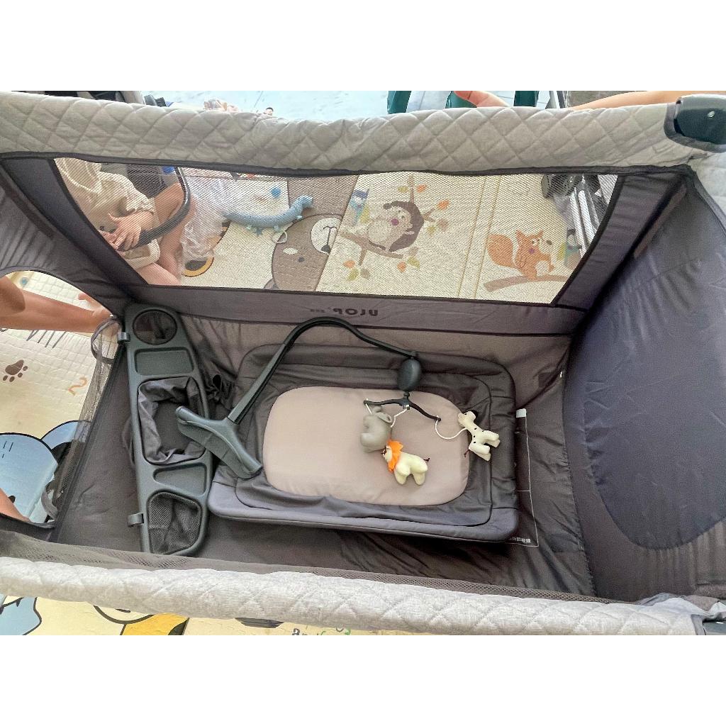 BEKAS Ranjang Bayi Multifungsi Baby Box BOX Bayi Tempat Tidur Bayi Bisa Dilipat Portabel Dengan Roda
