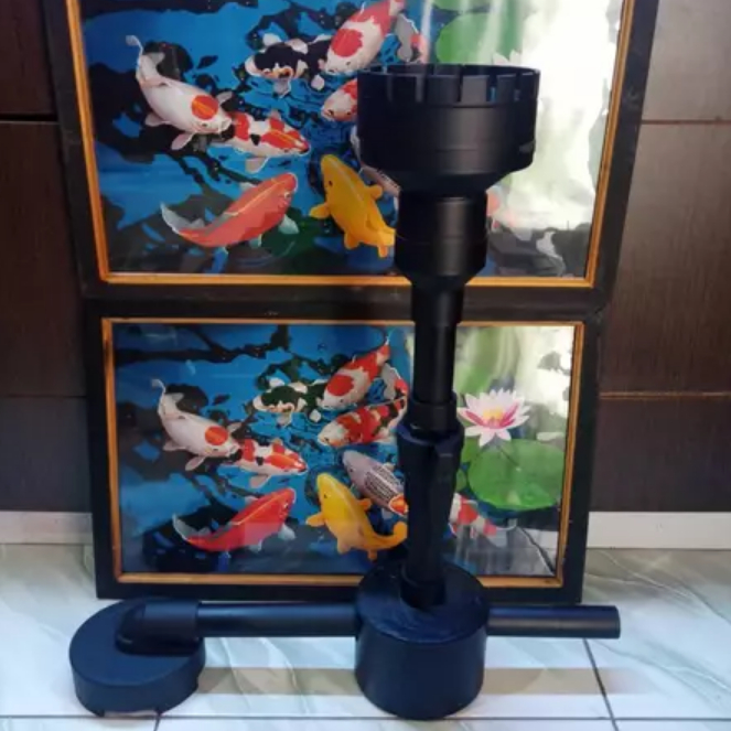 Paket skimmer kolam koi plus pemberat full set vacuum drain