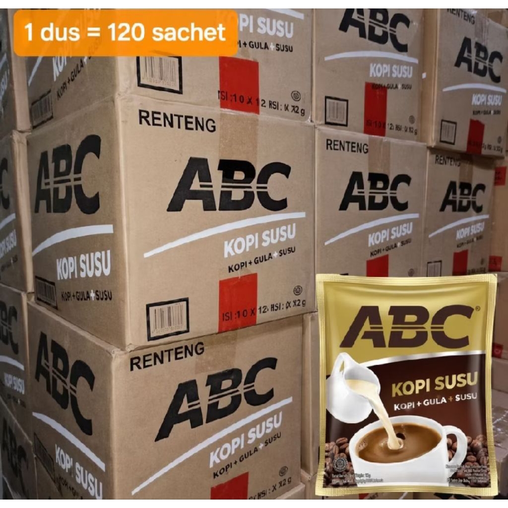 Kopi ABC Susu 1 Dus (12 renceng)