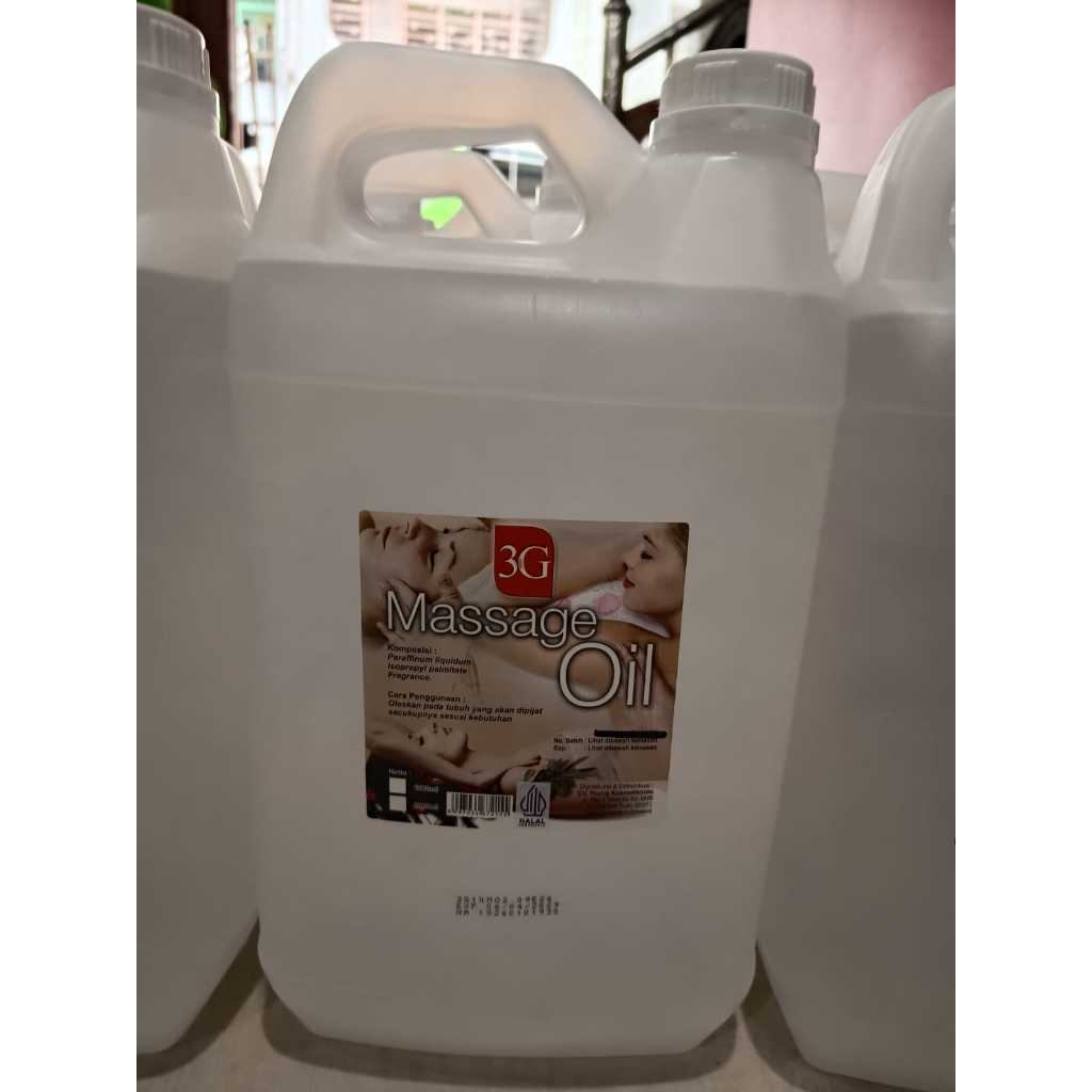3G MASSAGE OIL UKURAN 5 LITER/ MINYAK PIJAT/ MINYAK REFLEXY