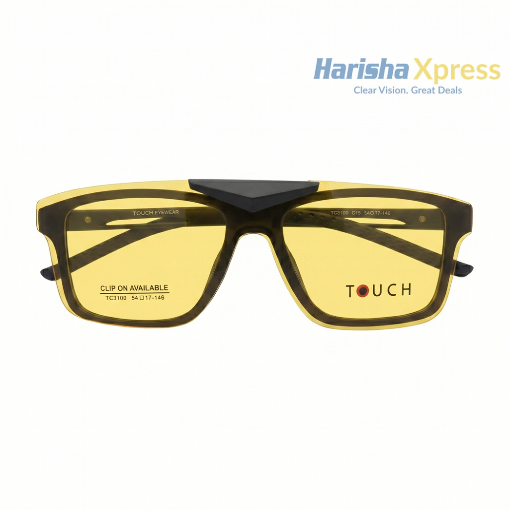 Frame Kacamata Unisex Touch Clip On 3100 Original