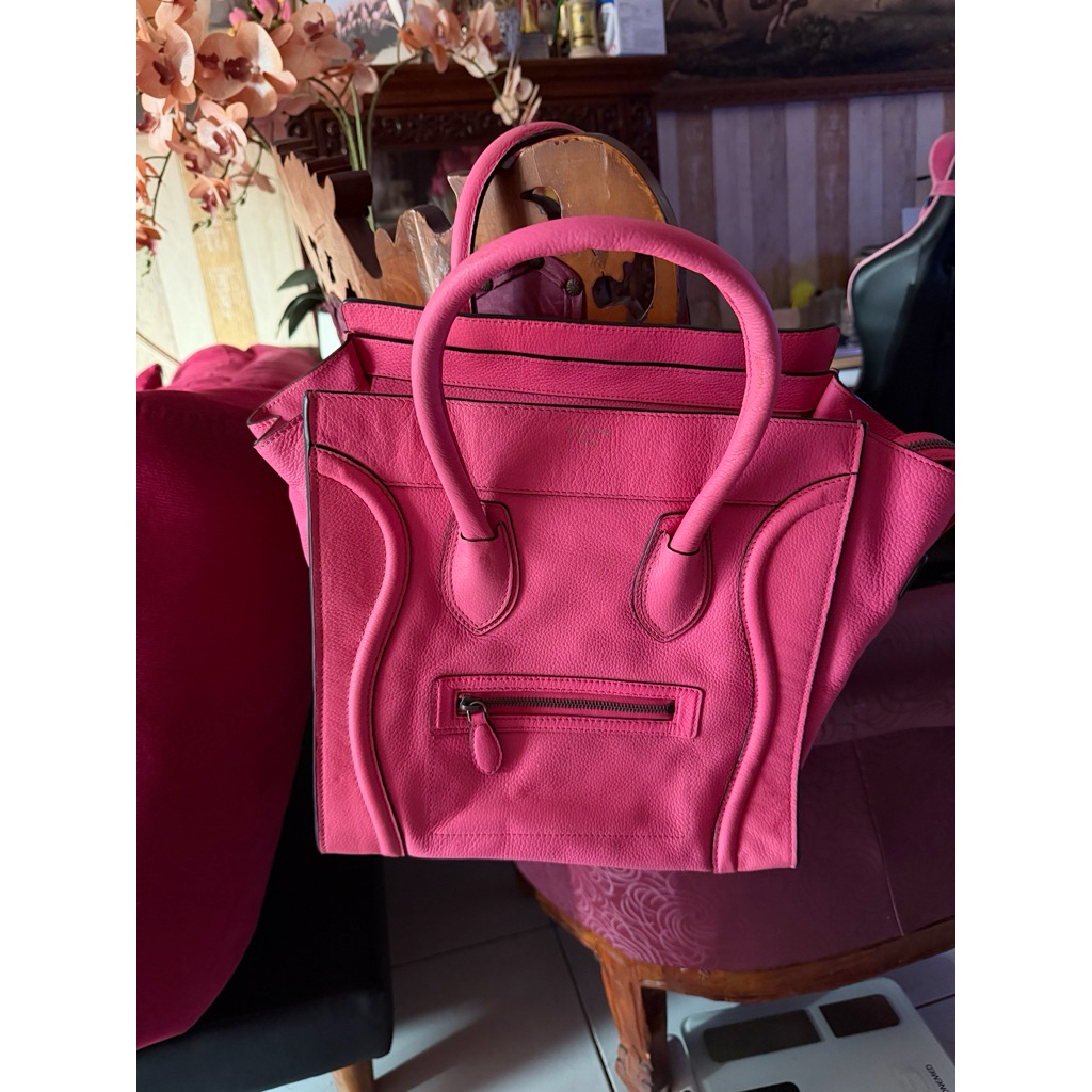 tas celine paris pink
