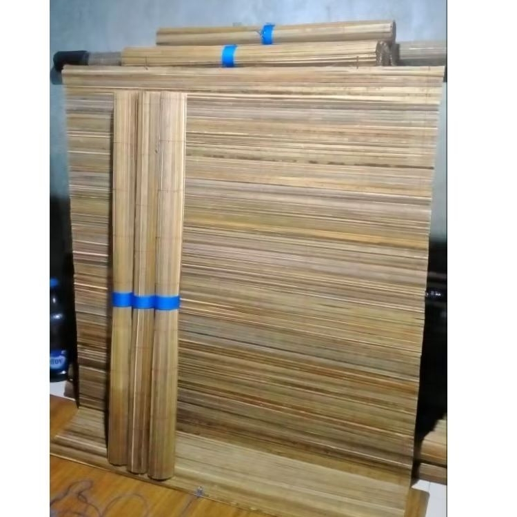 Tirai Krey Bambu Gulung 1x2 Meter Estetik Dekorasi Rumah